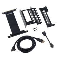 CABLEMOD Držač za grafičku karticu s PCIe x16 riser kabelom, 1×DisplayPort, 1×HDMI, crna
