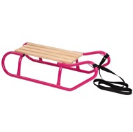 ENERO Roze metalne sanjke