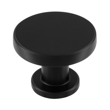 SIRO Ručka za namještaj okrugla mat crna 30pb