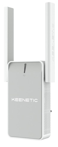 KEENETIC Wi-Fi repetitor Buddy 6, AX3000, Wi-Fi 6, 3000 Mbps, dual-band, gigabit LAN, bijela siva