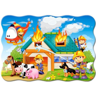 CASTORLAND Konturna puzzle Fire Brigade in Action, 30 kom., crtići