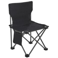 LIVEFY Sklopiva kamp stolica Camper, crna