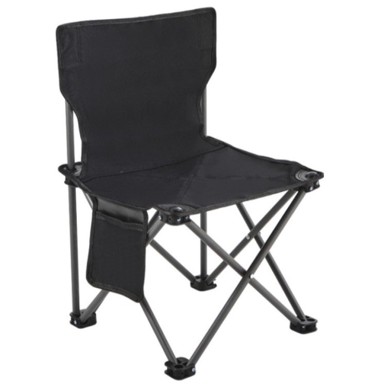 LIVEFY Sklopiva kamp stolica Camper, crna