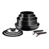 TEFAL Aluminijski set posuđa 10 kom Ingenio Easy Cook & Clean Black
