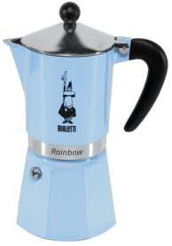 BIALETTI Kafetijera Rainbow 6TZ, plava