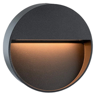 GREEN TECH LED fasadna zidna svjetiljka Mercury 3 W 3000 K IP54, tamnosiva