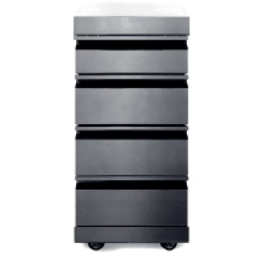 Inox modul s ladicama 9515, 43 cm, crni