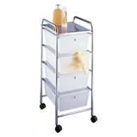WENKO Mobilna polica za kupaonicu sa 4 ladice Messina