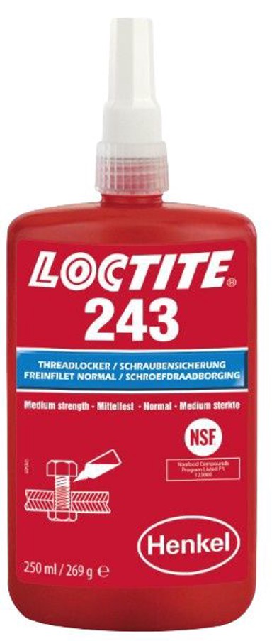 LOCTITE 243 Sredstvo za osiguranje vijaka 250 ml