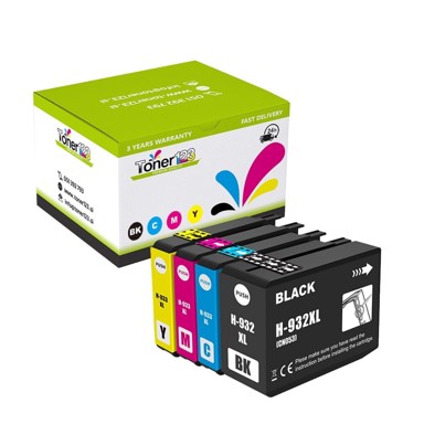 TONER123 Zamjenske tinte komplet HP 932XL + HP 933XL (C,M,Y) / C2P42AE, crna, cijan, magenta, žuta