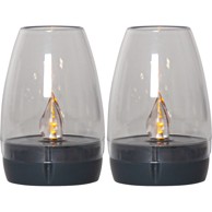 STAR TRADING Set od 2 solarna LED svjetla ukrasa Tropea