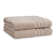 CATHERINE LANSFIELD Bež pamučni ručnici u setu 2 kom od frotira 90x140 cm Zero Twist