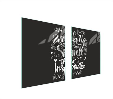 TMK Staklena zaštita za štednjak ili ploču za kuhanje 85x52, black