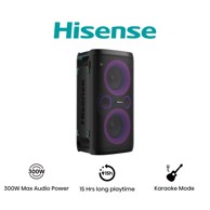 HISENSE Zvučnik Party Storm, Bluetooth, prijenosni, plastika, crna