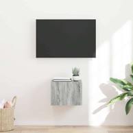 TV zidni ormar Siva Sonoma 60 x 31 x 29.5 cm, konstruirano drvo