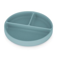 PETITE&MARS Silikonski okrugli tanjur s odjeljcima i vakuumom Take&Match