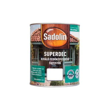 SADOLIN Super Deckfarbe vodena boja za zaštitu drva 2,5 l bijela