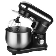 NIKCORP Planetarni mikser kuhinjski, 2500 W, 5 l inox zdjela, KD4146, snažan, višenamjenski, regulacija brzine, protuklizne nožice, srebrni