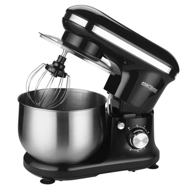 NIKCORP Planetarni mikser kuhinjski, 2500 W, 5 l inox zdjela, KD4146, snažan, višenamjenski, regulacija brzine, protuklizne nožice, srebrni