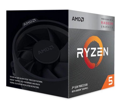 AMD Procesor Ryzen 5 3400G, 3,7 GHz, 4 MB L3 cache, box pakiranje