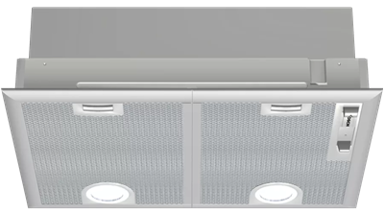 BOSCH Ugradbena Kuhinjska napa DHL555BL, 53 cm, 618 m3/h, energetski razred C, srebrna DHL555BL