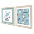 WALLITY Dječje slike u setu od 2 kom Hello Ocean 33x33 cm