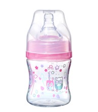 BABYONO Bočica, 120 ml, antikolik, roza