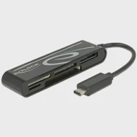 DELOCK Čitač memorijskih kartica 5 utora, USB 2.0, Tip C