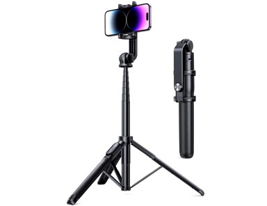 UGREEN Selfie stick 3u1 Tripod s Bluetooth daljinskim upravljačem do 6,8'', crni