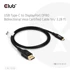 CLUB3D Kabel Vesa DP80, USB C, DP 2.1, dvosmjerni, M/M, 1m