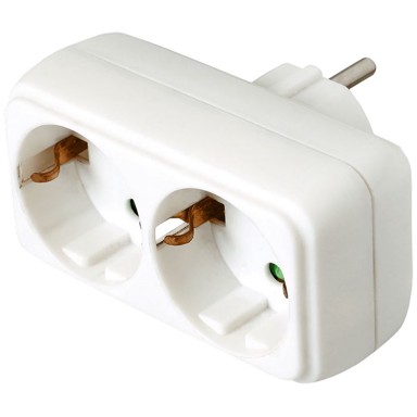 HOME Strujni razdjeljnik, 2 x Shuko utičnica - NV 22