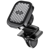 HOCO Držač za auto S49 Fuerte magnetski držač, kut rotacije 360°, za Airvent, crni