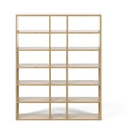 TEMAHOME Svijetlo smeđa polica za knjige Pombal, visina 224 cm