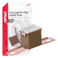 AMIO Auto osigurač JapVAL PAL muški 62mm 70A, 1 kom