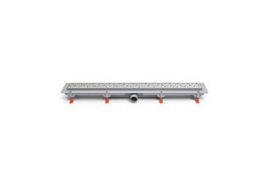ENPRO Linearni odvod u podu, 650 mm, D 40 mm, bočni, drops mat