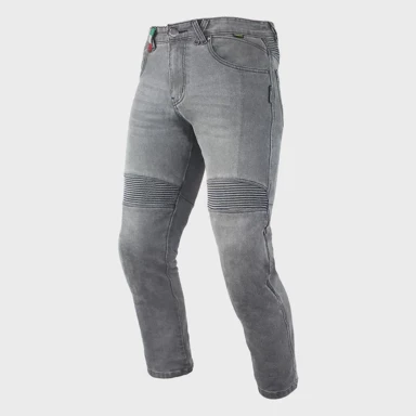 CAPPA RACING Muške moto traperice Gilles, sive, 42/32, 3XL
