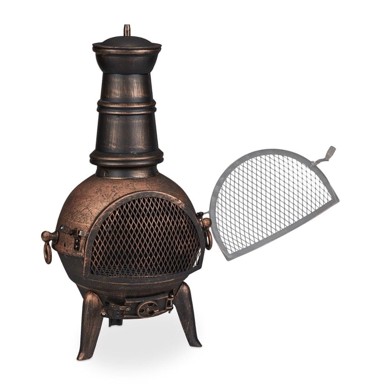 NORTHIX Vanjski kamin, brončani