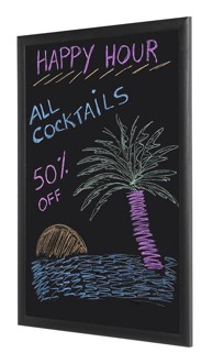 BI-OFFICE Ploča 45 × 60 cm, crna