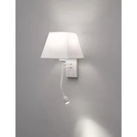 Zidna lampa Valencia, LED i E27, 3 W, 3000 K, 190 lm, IP20, bijela