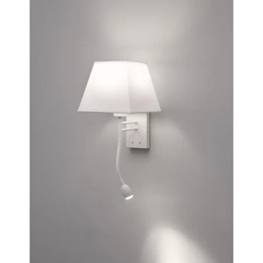 Zidna lampa Valencia, LED i E27, 3 W, 3000 K, 190 lm, IP20, bijela