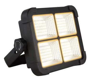 GLOBO Solarna LED rasvjeta, 15 W, crna