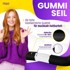 DQ-PP gumeno uže s kukama, 8 mm, 20 m, zeleno