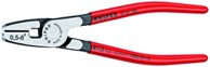 KNIPEX Kliješta za čahure, čeona izvedba, 0.5–6 mm²