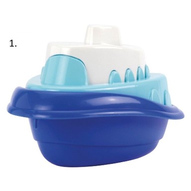 ECOIFFIER Brodić 18x17x10 cm, plavi