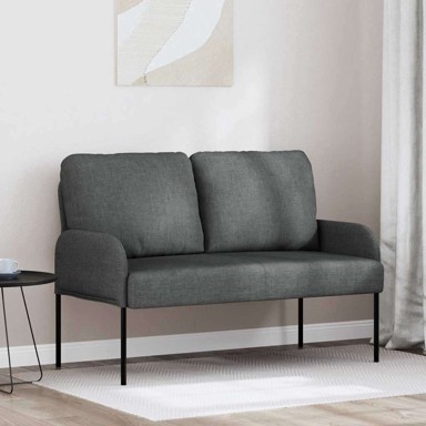 Sofa s jastukom 110 cm od šperploče, tamno siva