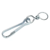 Poniklani karabiner simplex s prstenom 40 mm