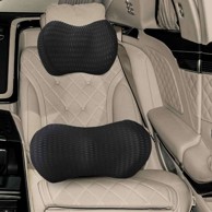 Jastuk s jastukom podesivi, 2 komada, 4D mreža, crna