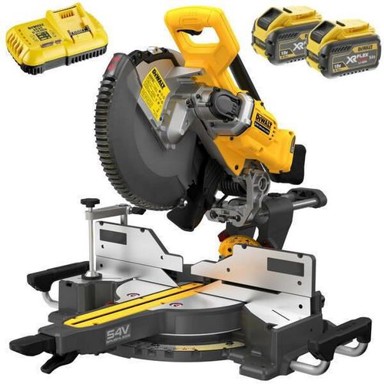 DEWALT Akumulatorska pokretna kutna pila XR FlexVolt 54V, Ø305 mm, 2x9Ah