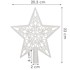 SPRINGOS Ukras božićne zvijezde 20,5 x 21,5 cm, bijela  
