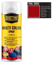 DISTYK Sprej boja RAL3000, 400 ml, crvena